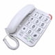 thumbnail image 1 of Teléfono Sobremesa Tecnolab Blanco Increíble para Adulto Mayor, 1 of 3
