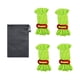 thumbnail image 2 of 4 Piezas Cuerdas Reflectantes para Escalar Cuerdas de Escalada Resistentes con Bolsa de Almacenamiento Cuerdas para Campamento Cordones para Tienda de Verde, 2 of 5
