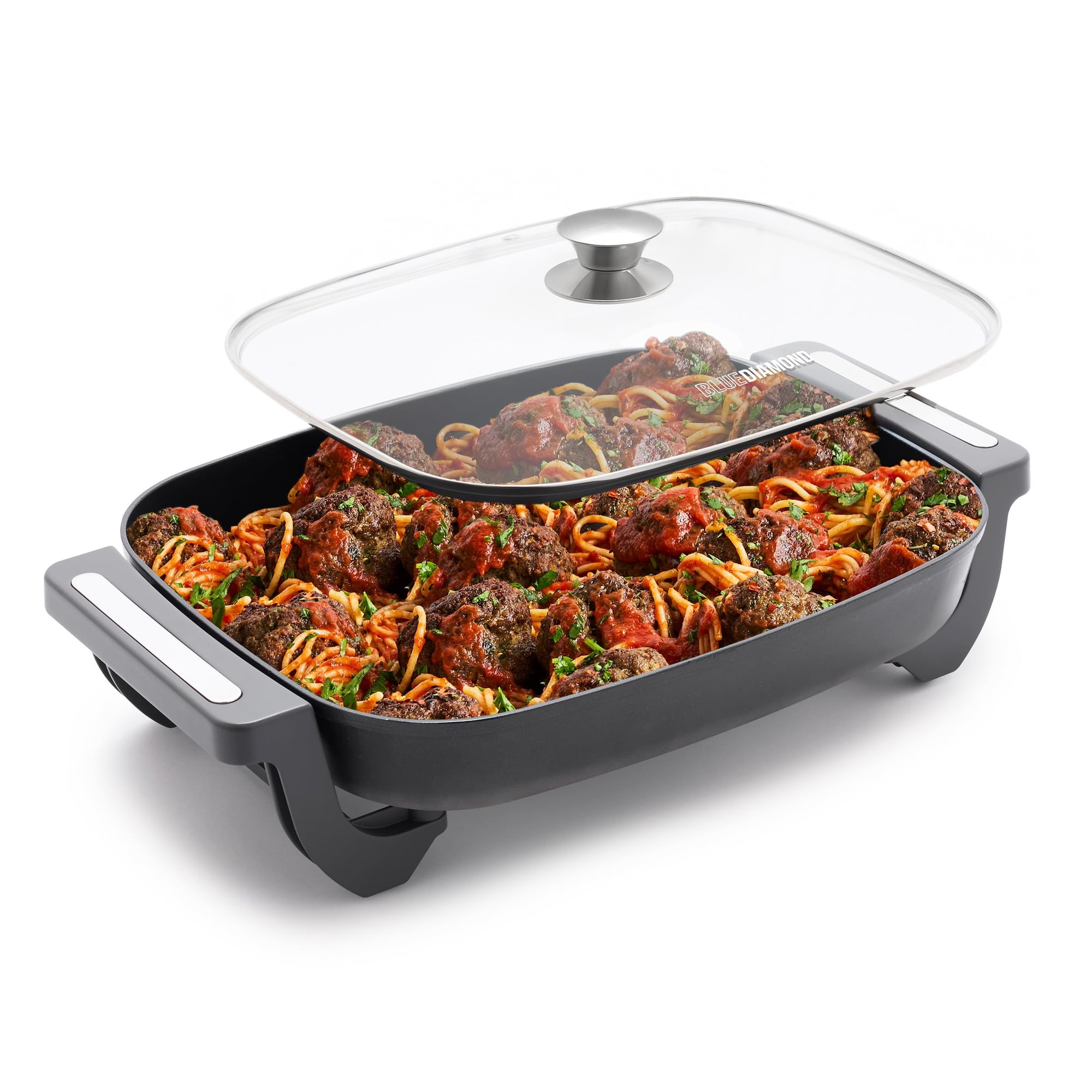 Sartén Eléctrica Blue Diamond 7qt 5 En 1 Con Antiadherente De Cerámica