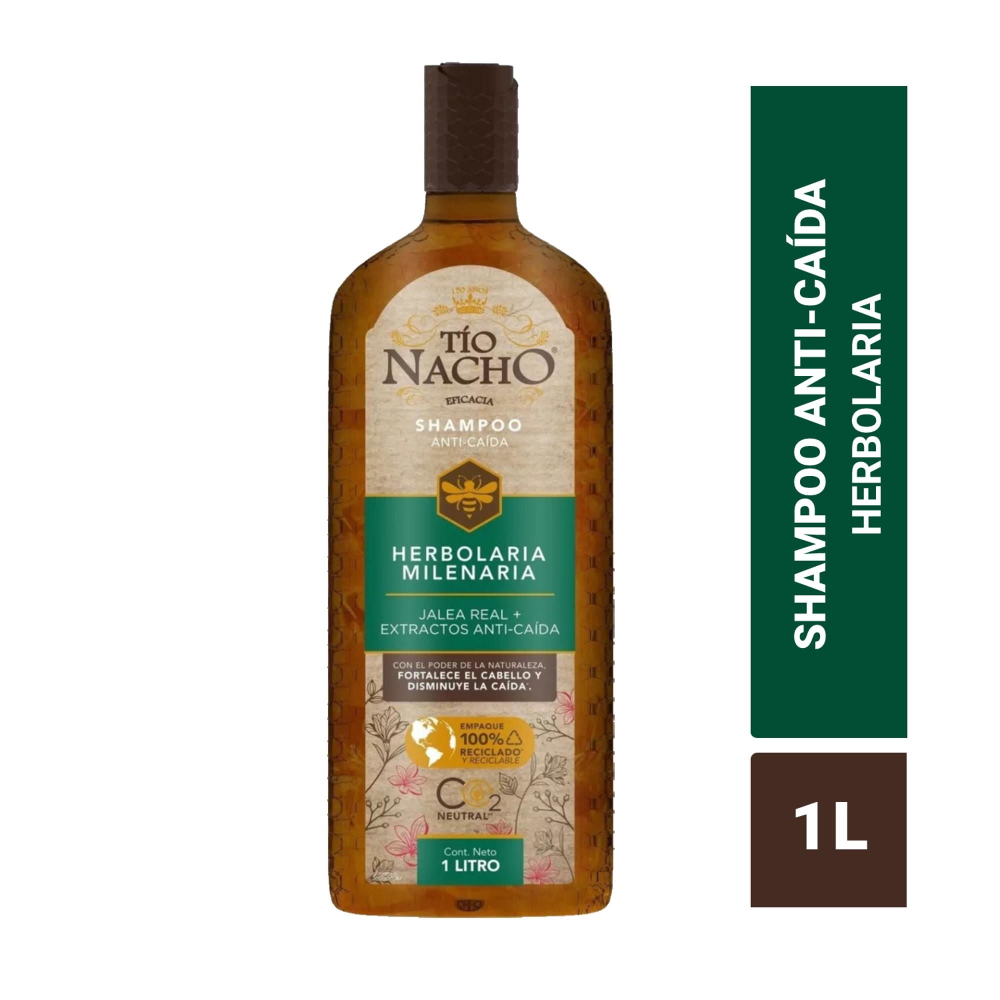 Tío Nacho Shampoo Herbolaria Anti Caída 1 Lt