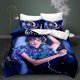 thumbnail image 1 of Bed- Duve-t Cov-er W-ednesday -Bedding S-ets Ad-dams 3D Pri-nted Lightwei-ght 3 -Piece Comfor-ter Sets 1 Duvet Co-ver and 2 Pillo-w Sha-ms for Boys Girls, 1 of 3