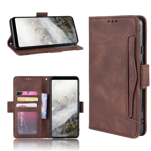 Funda Tipo Billetera FOXDOCK para Google Pixel 4 – Tapa Flip con Tarjetero