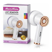 Genérico - Removedor Quitapelusas Eléctrico Recargable Blanco