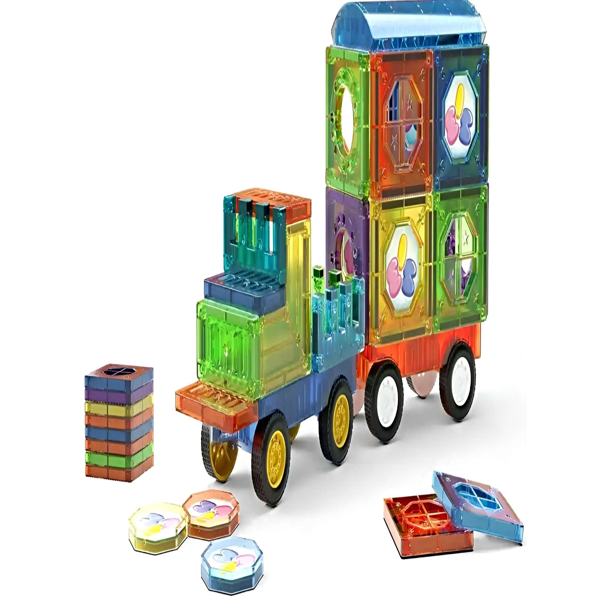 Genérico - Pack De Block Magnetico De 43 Piezas