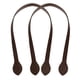 thumbnail image 1 of 2 piezas de correas de cuero para bolsos de 24 pulgadas (60 cm) con oreja, marrón oscuro, 1 of 6