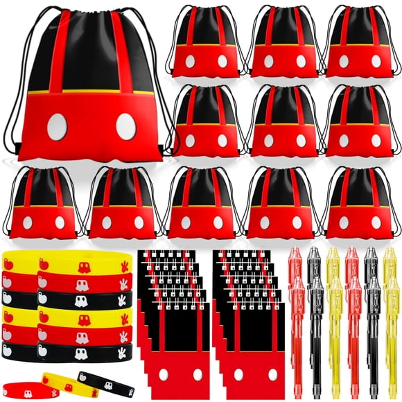 Set de recuerdos para fiesta WLBBLQDIE con temática de ratón de caricatura para niños
