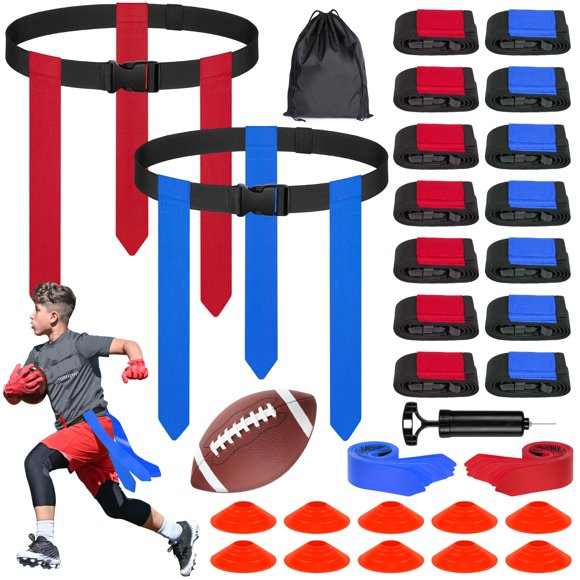 Kit de fútbol bandera BORNEW 14 jugadores + balón talla 3
