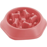 Genérico - Plato Antiansiedad Perros Color Rosa Chicle