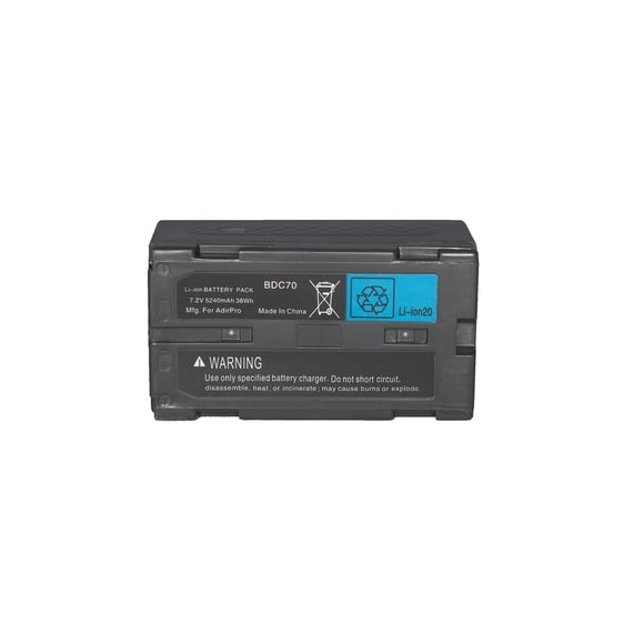 Batería de repuesto AdirPro 7,2 V Li-Ion 5200 mAh para Topcon y Sokkia