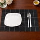 thumbnail image 1 of Pack 4 Individuales de mesa Nautica Home 45x30cm negro a cuadros, 1 of 5