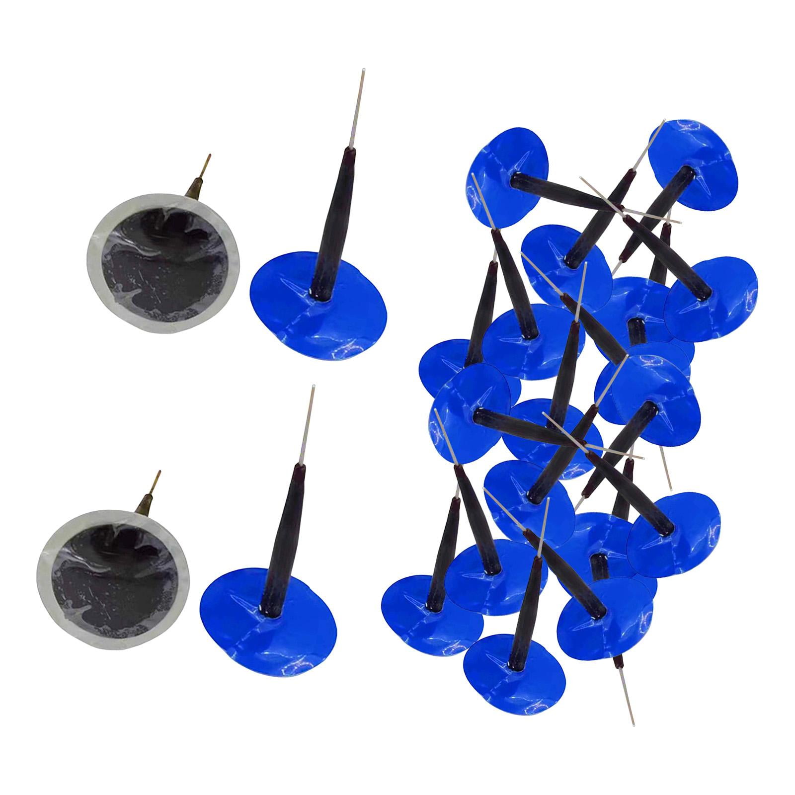 Ioensy - Kit De 24 Tapones Para Reparación De Neumáticos, Parches De Reparación De Pinchazos De Coche, 8 Mm X 8 Cm