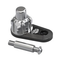 Magideal - Pestillo De Estacionamiento De Freno, Palanca De Freno De Motocicleta, Bloqueo De Manillar De Motocicleta Para Accesorios De Vehículos Eléctricos De M Plata