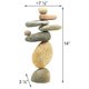 thumbnail image 3 of Escultura Ancient Graffiti: Cairn de Equilibrio de Ocho Piedras, 3 of 6