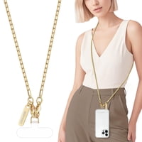 Cadena De Teléfono Móvil Con Correa Cruzada Moutakey, Metal