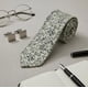 thumbnail image 3 of Corbata Blanco Floreado, 3 of 3