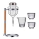 thumbnail image 2 of Conjunto de dispensadores de sake dispensadores claros escalofriante servidor refrigerado de sake fría con tazas de sake para una fiesta en la casa Argén, 2 of 5