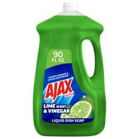 Jabón Para Platos Ajax Ultra Líquido Con Aroma A Vinagre Y Lima, 2,65 L