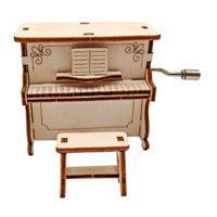 Bothyi - Diy Juguete Piano Caja De Música 3D Rompecabezas De Madera Stem Cerebro Teaser Instrumento De Juguete