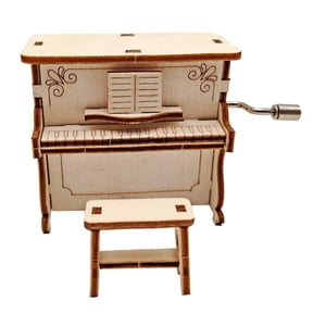 Bothyi - Diy Juguete Piano Caja De Música 3D Rompecabezas De Madera Stem Cerebro Teaser Instrumento De Juguete
