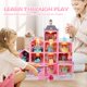 thumbnail image 2 of Casa de juegos para niñas Dollhouse Randhar Dream Playhouse con iluminación, 3 muñecas, 2 of 6