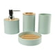 thumbnail image 2 of Juego De 4 Accesorios De Baño, Regalo De Inauguración De La Casa, Decoración De Baño, Taza De Enjuague Bucal Verde, 2 of 5