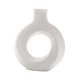 thumbnail image 5 of Florero De Cerámica Moderno Maceta Florero De Mesa Adorno Para Decoración De Oficina L Blanco, 5 of 5