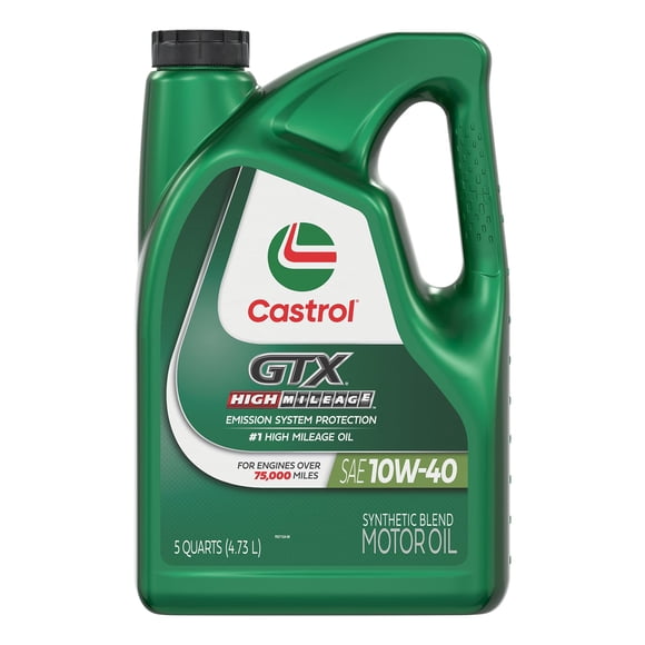 Aceite de motor Castrol GTX High Mileage 10W-40 sintético de 5 litros