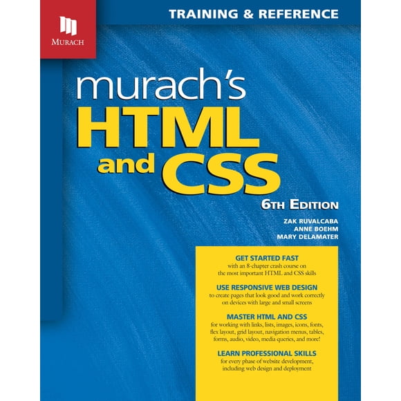 Libro Mike Murach HTML y CSS 6ª Edición