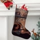 thumbnail image 2 of Ginny y Georgia Tema: Calcetines de Navidad, fino lino blanco para colgar en escaleras y chimenea, decoración navideña para el hogar, regalo de Navidad.54cm×38cm, 2 of 5