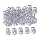thumbnail image 1 of 100x Dreadlocks Beads Rings Accesorios Para El Cabello Para Mujeres Y Hombres Trenzado De Cabello Plata 8mmx9mm, 1 of 5