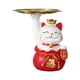 thumbnail image 2 of Estatua De Gatos De La Suerte, Adornos De Escritorio, Organizador De Escritorio Para Oficina, Baño, Estante Estilo A, 2 of 3