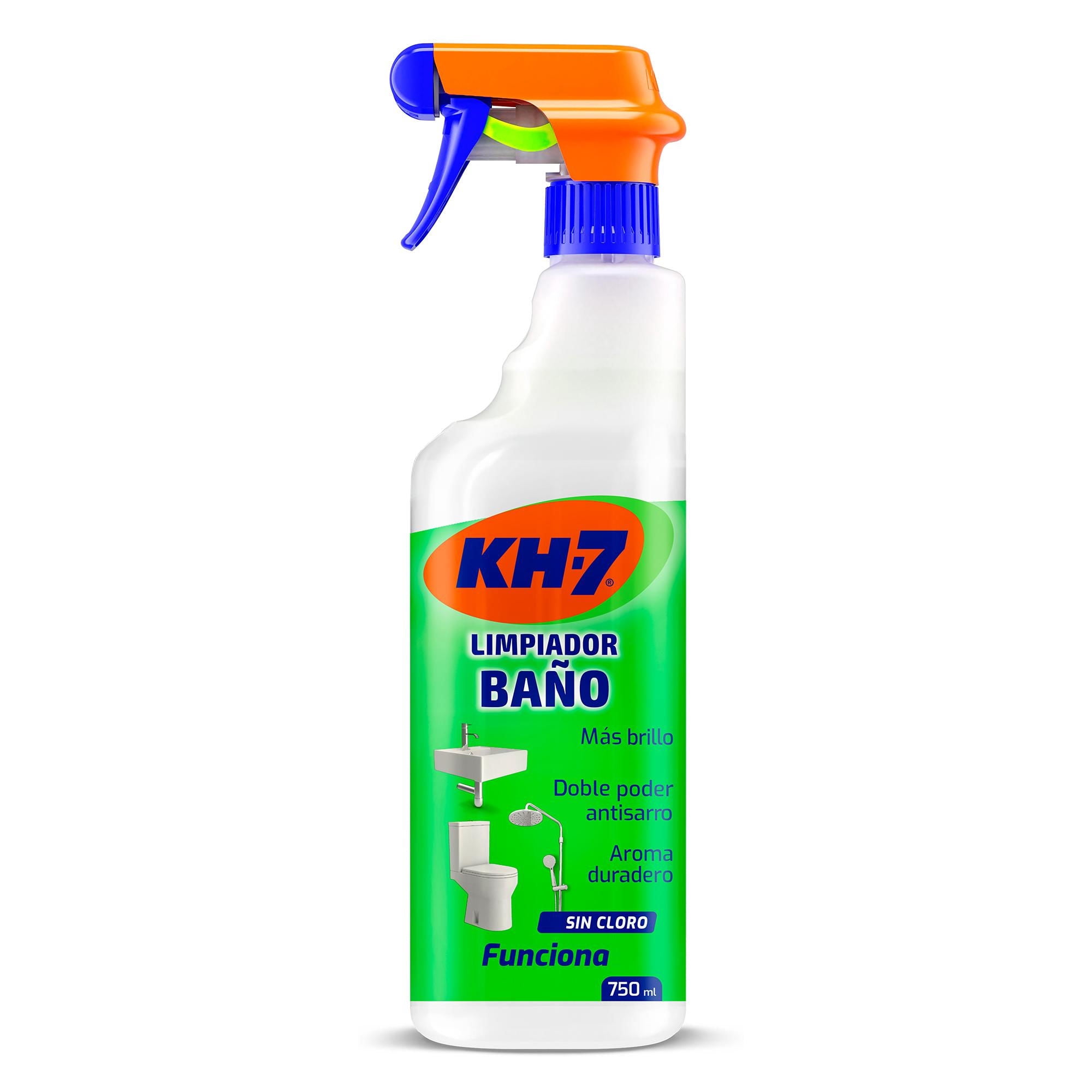 Limpiador Líquido Multiuso Baño Gatillo Botella 750 ml Kh-7