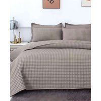 Imac Hogar - Cobertor De Lujo Quilt Verano Plaza Y Media Gris