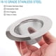 thumbnail image 5 of 2 piezas de colador para fregadero de cocina de acero inoxidable, color plata, con borde ancho de 4., 5 of 7