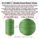 thumbnail image 3 of Hilo encerado KIVISIN 0,8 mm 35 m 12 colores – Kit de costura, 3 of 9