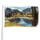 thumbnail image 1 of Yellowstone Bandera impresa con temática, regalo perfecto para fanáticos, amigos y familiares, y adecuada para actividades al aire libre e interiores, decoraciones de fiesta. 90 cm × 150 cm., 1 of 6