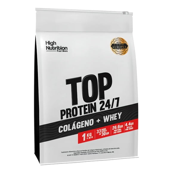 Colágeno + Whey Paul More 1 kg.