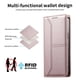 thumbnail image 4 of Funda tipo cartera con bloqueo RFID para Samsung Galaxy A51 4G cubierta magnética de cuero con tapa y soporte Rosa, 4 of 6