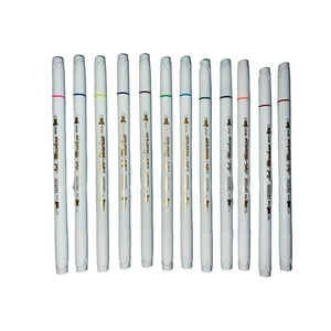 Oem - Set 12 Marcadores Destacadores Doble Punta 12 Colores