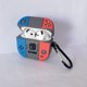 thumbnail image 3 of Funda de silicona para AirPods 4 con kit de limpieza y diseño de caricatura, 3 of 7
