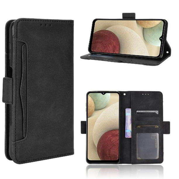 Funda Tipo Billetera FOXDOCK para Samsung Galaxy A12 5G – Tapa Flip con Tarjetero