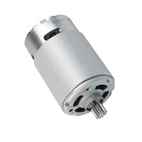 Magideal - Motor Eléctrico De Engranajes, 1300 Rpm, Motor De Cc, Motor De Taladro Manual Eléctrico Para Taladro Manual Eléctrico, Proyectos Electrónicos, Taladro 9 Dientes