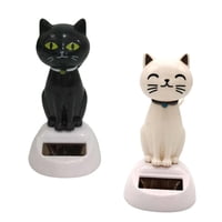 Bothyi - 2 Uds Juguetes De Baile Solar Escultura Estatua Artesanía Energía Solar Para Fiesta En Casa