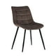 thumbnail image 1 of Silla Milano Velvet Base Negra, 1 of 2