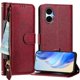 thumbnail image 4 of Funda Billetera Cremallera para BLU G53 con Porta Tarjetas, Soporte y Correa Rojo, 4 of 5