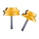 thumbnail image 3 of 2 Piezas 8 "vástago 22,5 Grados Peque?o Bloqueo Inglete Enrutador Bit Tenon Cutter, 3 of 5