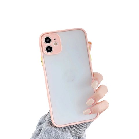 Genérico - Carcasa Silicona Premium Matte Para Iphone 11 Rosado