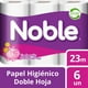 thumbnail image 1 of Papel Higiénico Noble Doble Hoja 6 Un 23 mt, 1 of 2