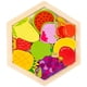 thumbnail image 4 of Rompecabezas De Madera Clasificación De Bloques De Apilamiento Juguete Educativo Fruta, 4 of 5