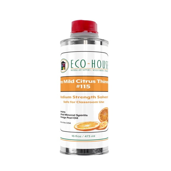 Diluyente de pintura ECO-HOUSE 115 Xtra Suave, 473 ml (16 oz), aroma cítrico